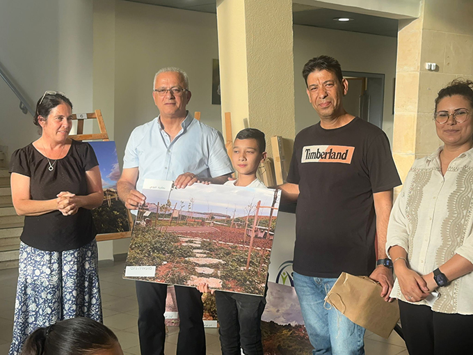 حفل توزيع الجوائز على المشاركين بمسابقة التصوير في وادي قانا